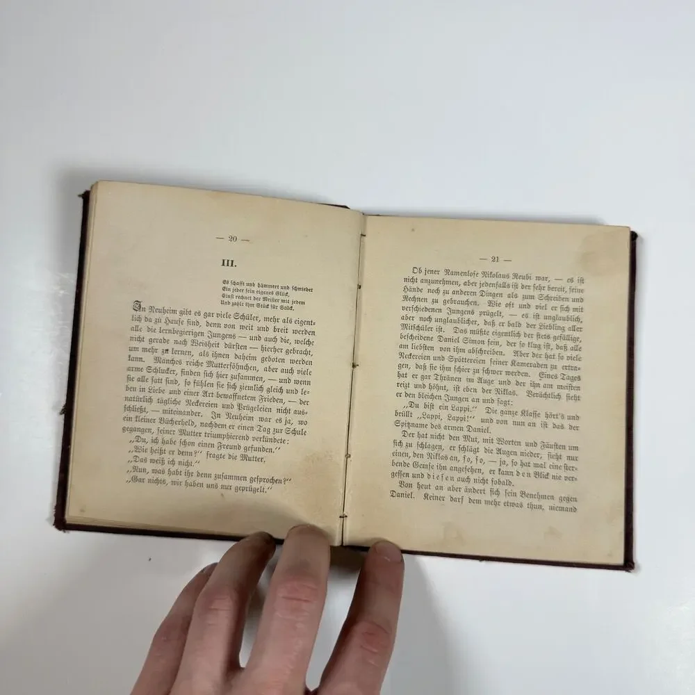 The Mother Story By A Hofmann 1888 Antique book German Language